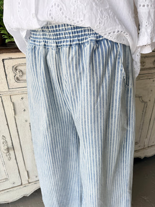 Faulkner Pants Lt Denim by Umgee Pants Umgee
