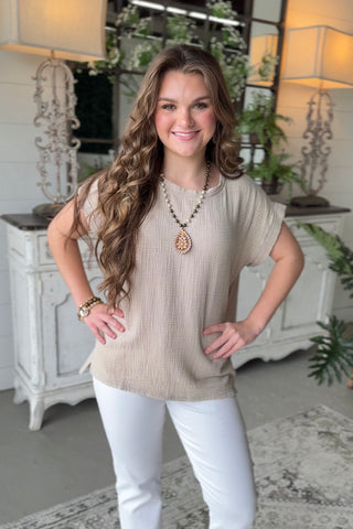Cozy Days Top Ash Mocha Shirts & Tops Zenana