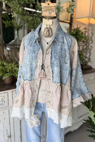 Jimmi Top Denim by POL Clothing