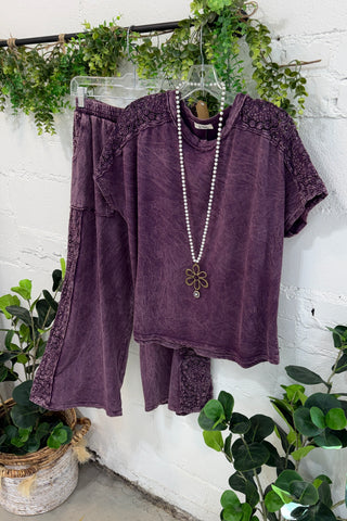 Cuddles Pants Eggplant by J Her