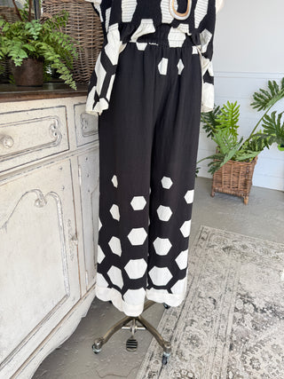 Happy Hour Pants Black by Umgee Pants Umgee