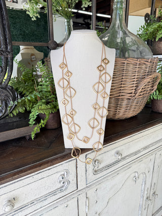 Geostorm Necklace Silver Necklaces L & B Creations