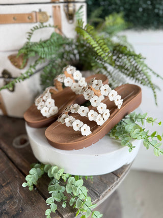 Garden Party Sandals White by Corky’s Sandal Corky's Footwear