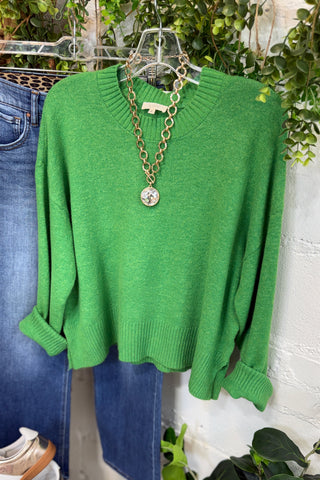Girl Next Door Sweater Tomato