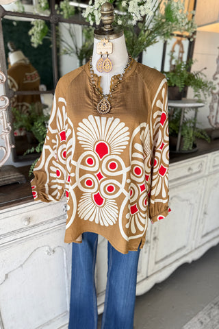 Tuscan Top Bronze Shirts & Tops Gigio