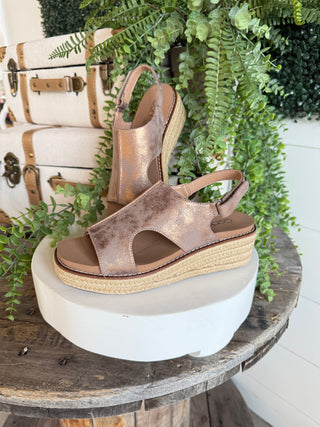 Ready or Not Bronze by Corky's Sandal Corky's Footwear