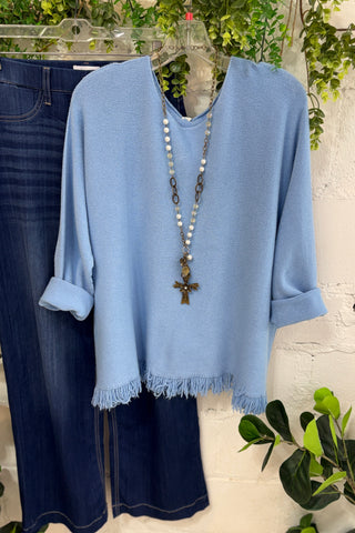 Wells Sweater Baby Blue sweater Sole Luna
