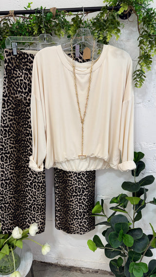 Davis Top Off White by Umgee