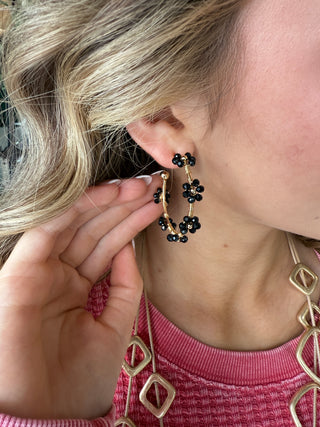 Tamara Earrings Black Earrings SM Style