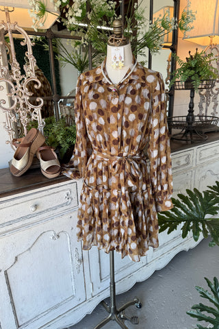 Aspects Dress Camel by Gigio