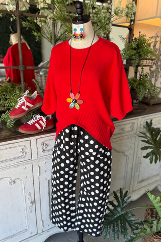 Marcy Sweater Red by Glam Sweater Glam