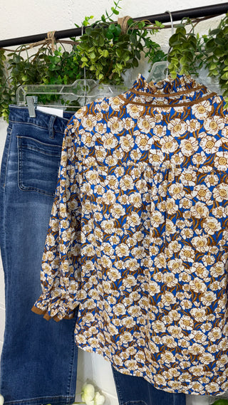 Vestavia Top Brown Mix by Umgee