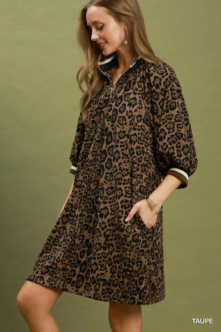 Santana Dress Taupe by Umgee Dresses Umgee