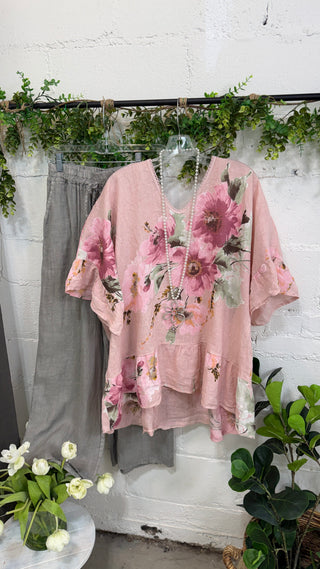 Beautiful Floral City Baby Pink Prospero