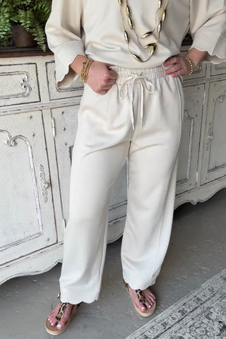 Brynlee Pants Ecru by Umgee