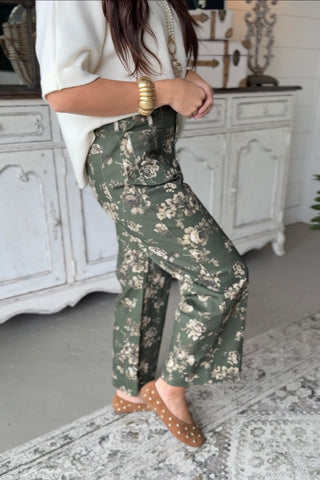 Jaylon Pants Olive by Umgee Pants Umgee