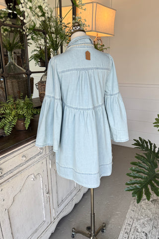 Backroads Dress Lt Denim