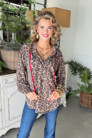 Crossbar Leopard Shirts & Tops Heimish USA