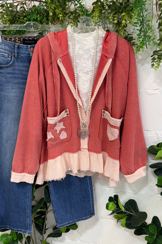 Promise Me Top Coral by POL