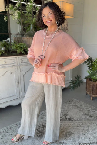 Desert Island Peach Shirts & Tops Sole Luna
