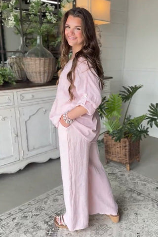 Elena Top Blush Shirts & Tops Sole Luna