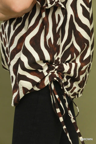 Smokeshow Top Brown by Umgee RESTOCK Soon Shirts & Tops Umgee