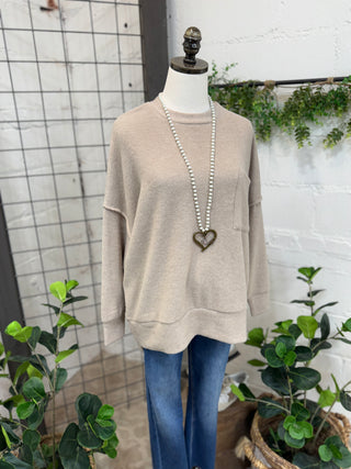 Weekend Vibes Ash Mocha Shirts & Tops Zenana