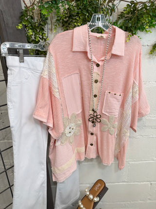 Muriel Top Blush Shirts & Tops Pol Clothing