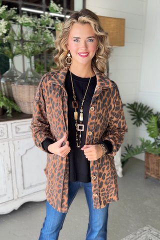 Fearless Animal Brown Shirts & Tops Heimish USA