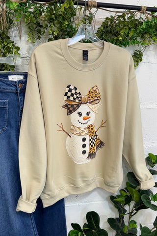 Wild Snowman Sweatshirt Southern Attitude Designs Wholesale