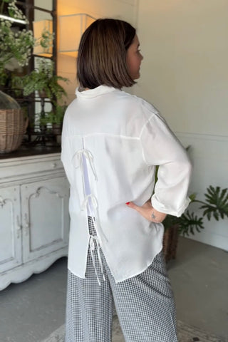 Leslie Top Off White Shirts & Tops Allie Rose