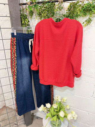 Jamie Top Red Shirts & Tops Tres Bien
