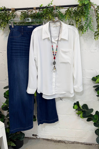 Hey Lady Top Off White by Jodifl