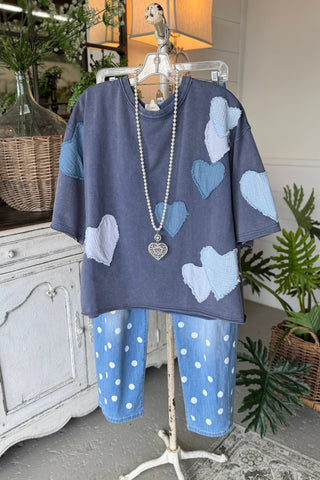 Love Me Do Top Denim Shirts & Tops Sage & Fig