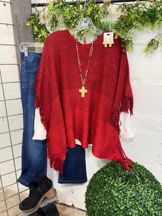 Wind Chill Red Sweater Fenco