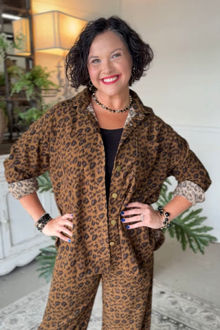Gianna Top Leopard