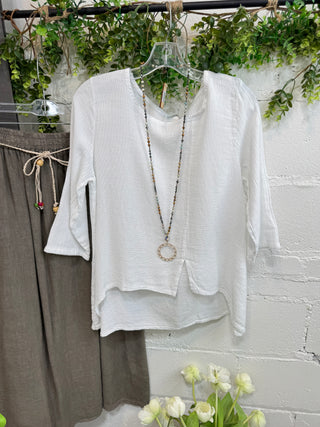 Alonna Top White Shirts & Tops Sole Luna