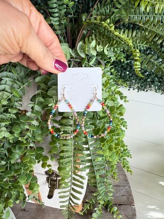 Asher Earrings Gold/Multi Earrings All That Glitterz