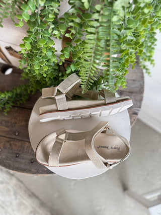 Quinn 3 Sandals Gold Sandal Pierre Dumas