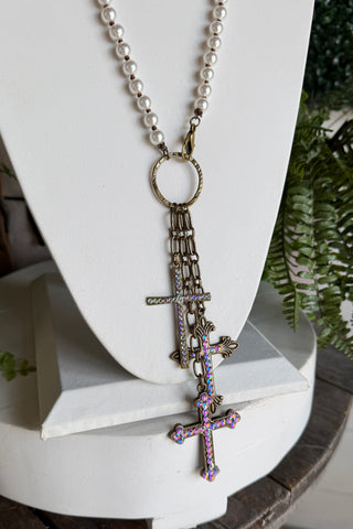 Blessed Necklace Pearl Necklaces BFF