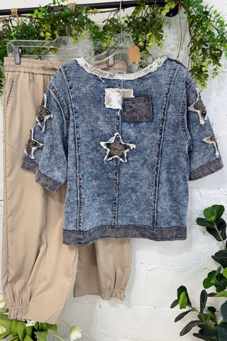 Annabeth Top Denim by POL