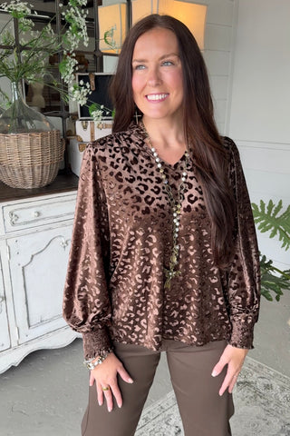 Jessica Top Brown Shirts & Tops Staccato
