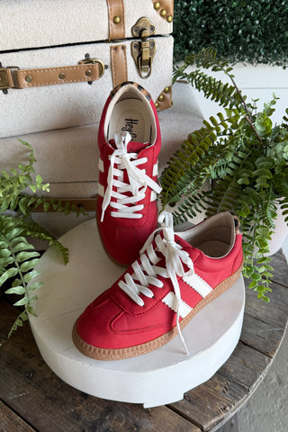 Heads Up Sneakers Red by Corky’s