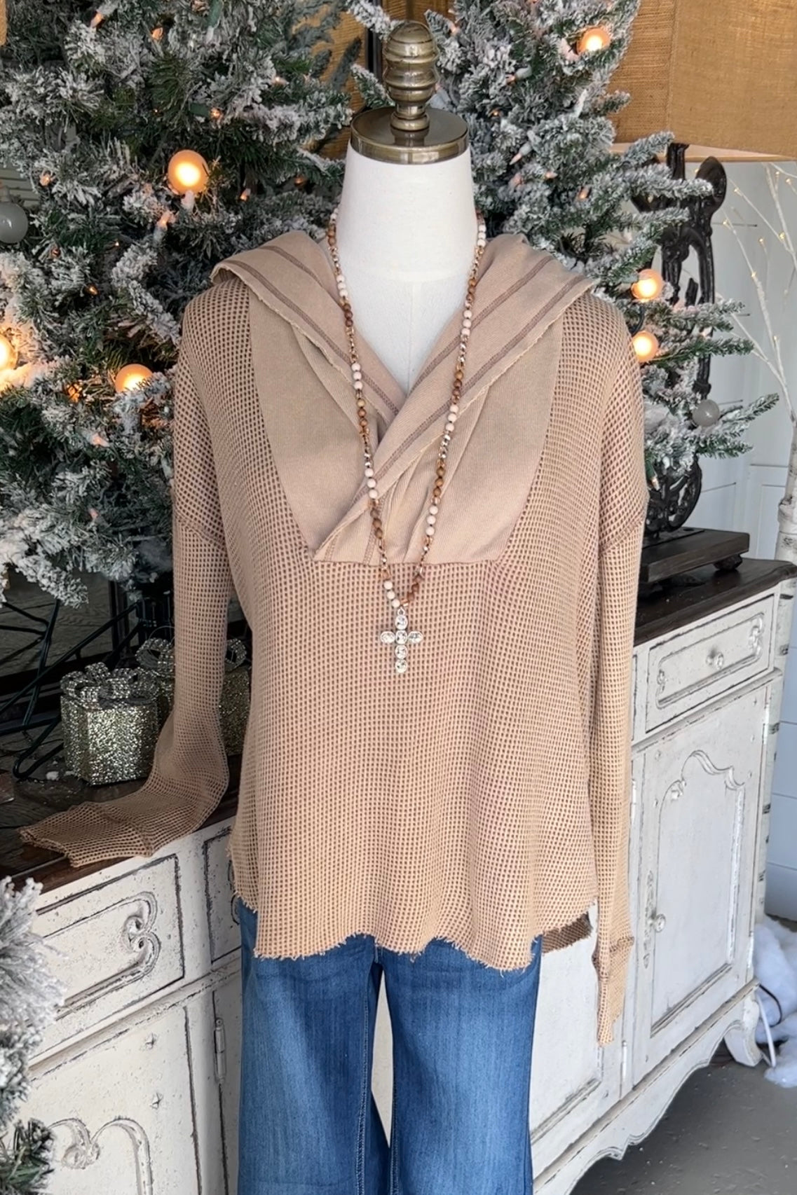 Delia Waffle Top