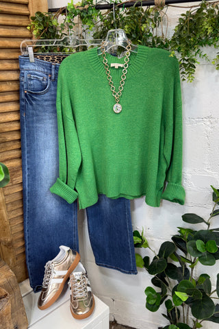 Girl Next Door Sweater Tomato