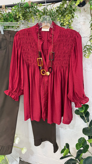 Wagner Top Crimson by Umgee