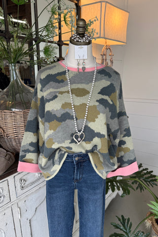 Foxtrot Sweater Camo by Bibi