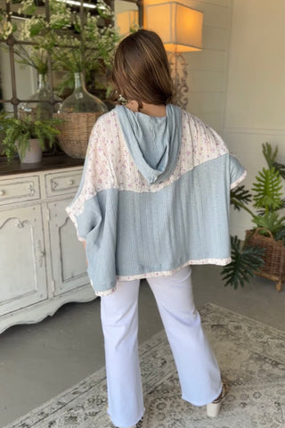 Precious Star Top Steel Blue by POL Clothing
