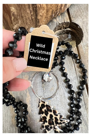 Wild Christmas Necklace Silver/Clear Necklaces BFF