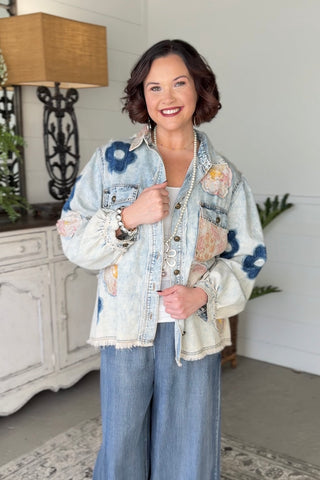Petunia Jacket Denim Jacket Pol Clothing